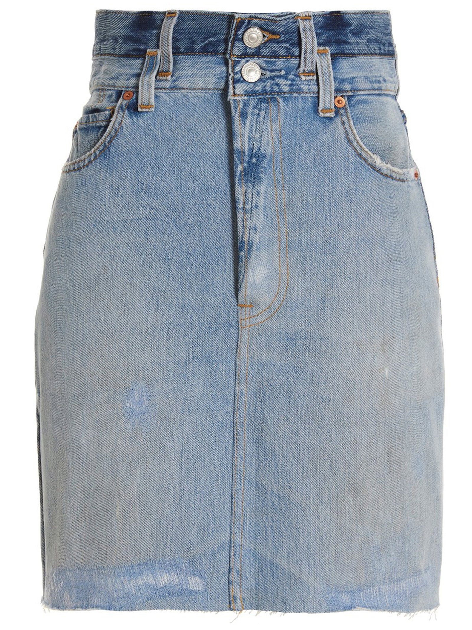 Re/Done Double Waisted Pencil Re Done X Levis Skirt