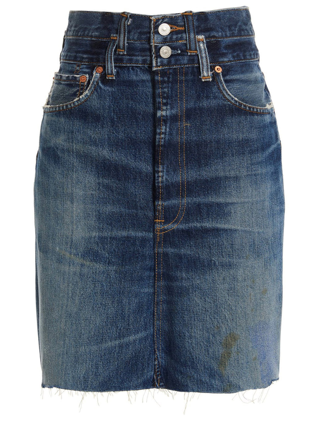 Re/Done Double Waisted Pencil Re Done X Levis Skirt