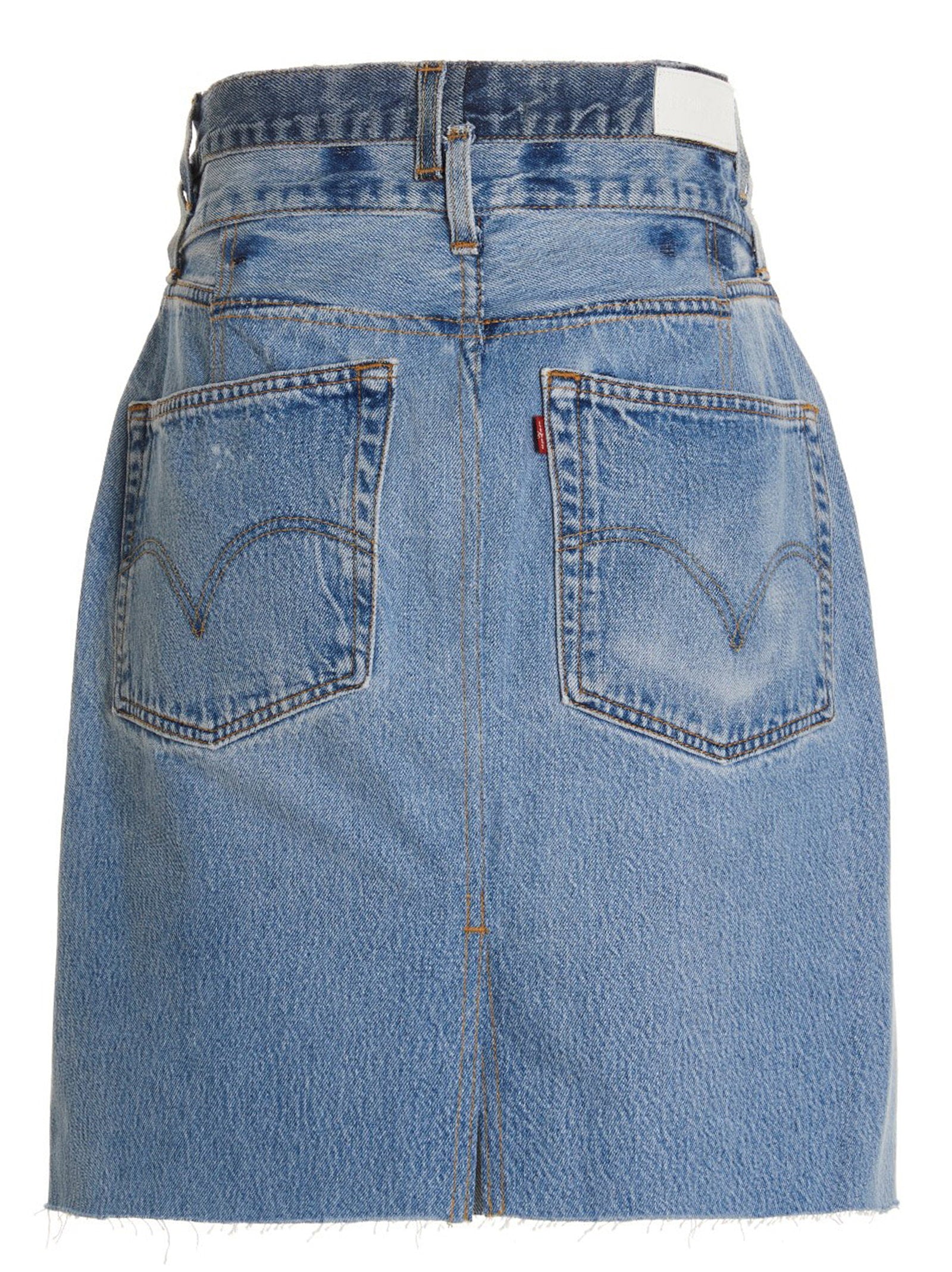 Re/Done Double Waisted Pencil Re Done X Levis Skirt