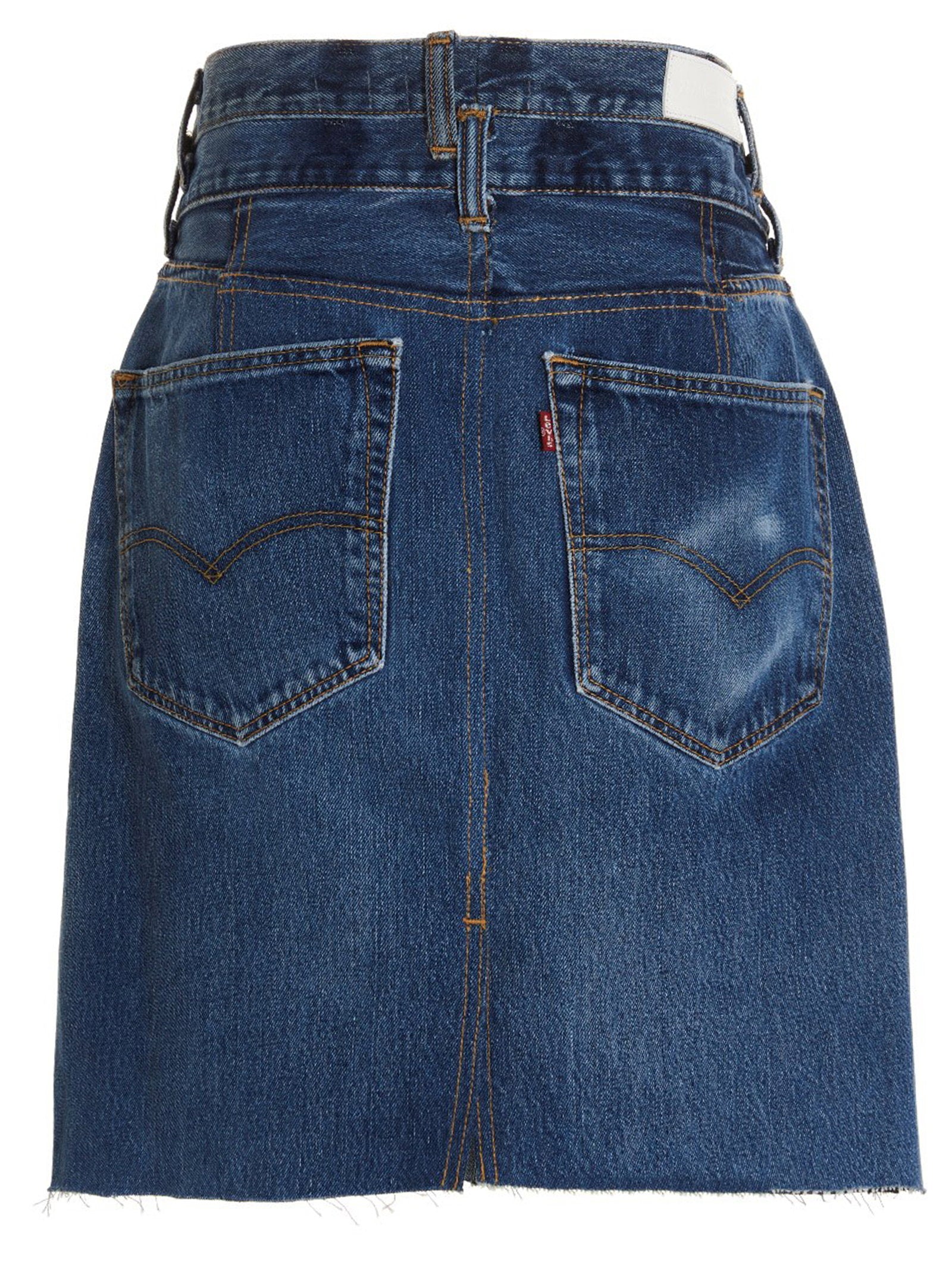 Re/Done Double Waisted Pencil Re Done X Levis Skirt