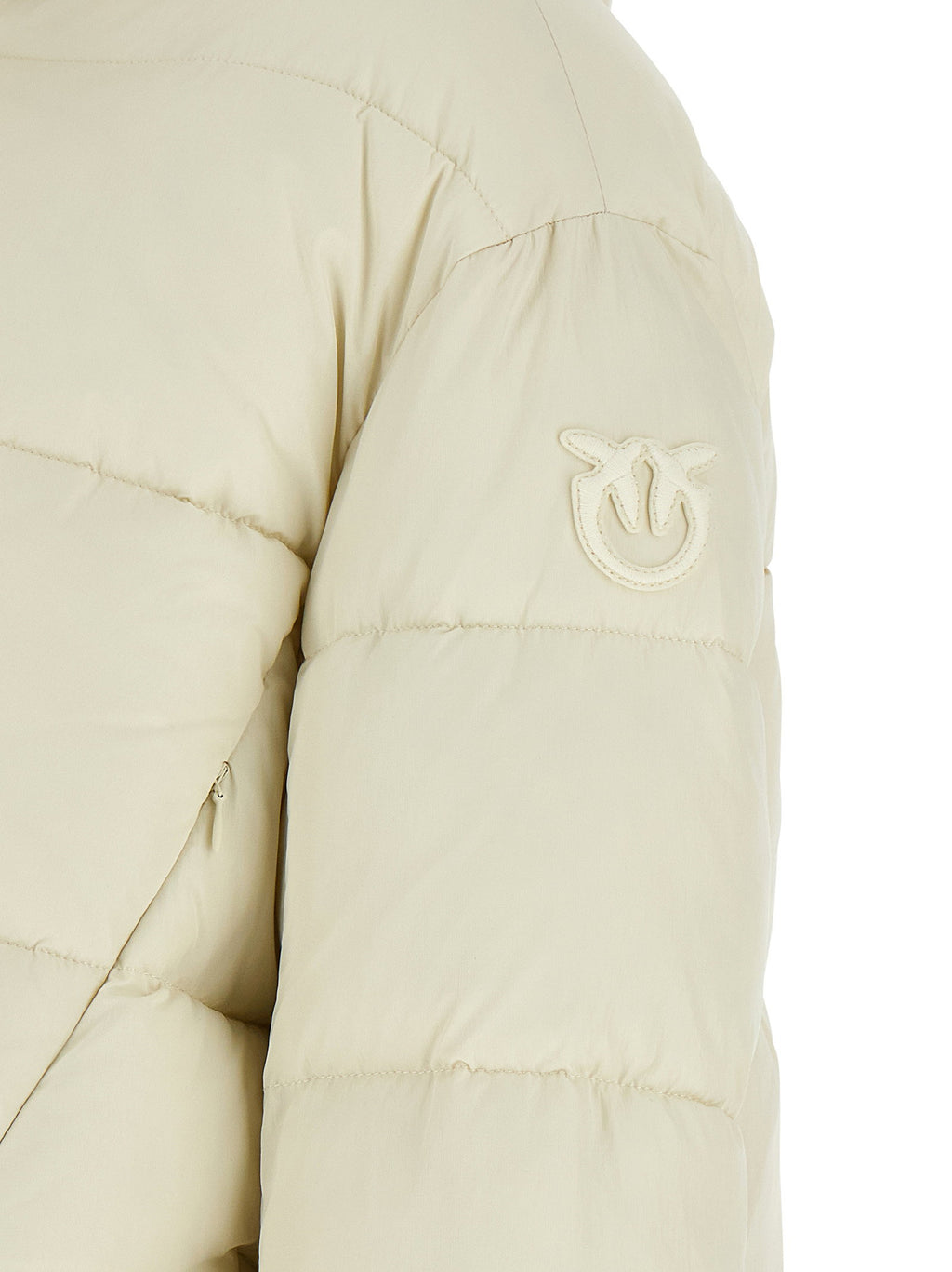Pinko Love Birds Logo Down Jacket