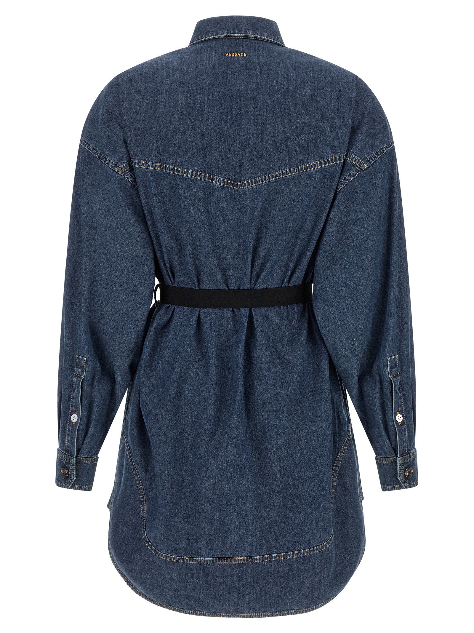 Versace Chambray Denim Dress