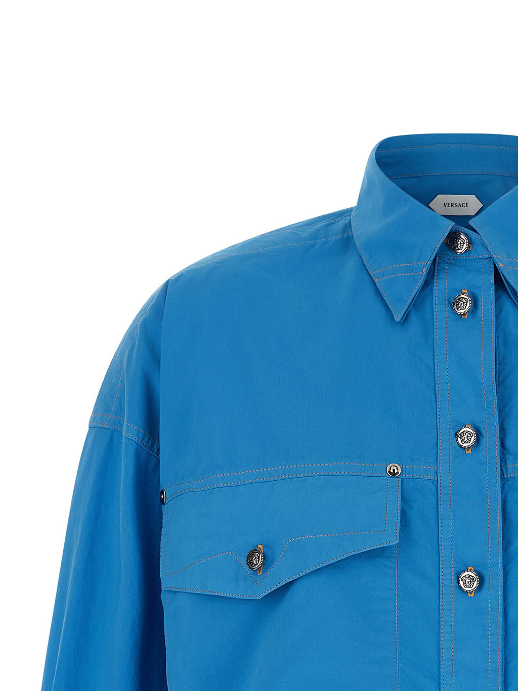 Versace Medusa Button Shirt