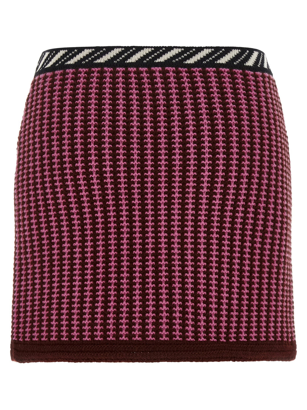 Versace Crochet Knit Skirt
