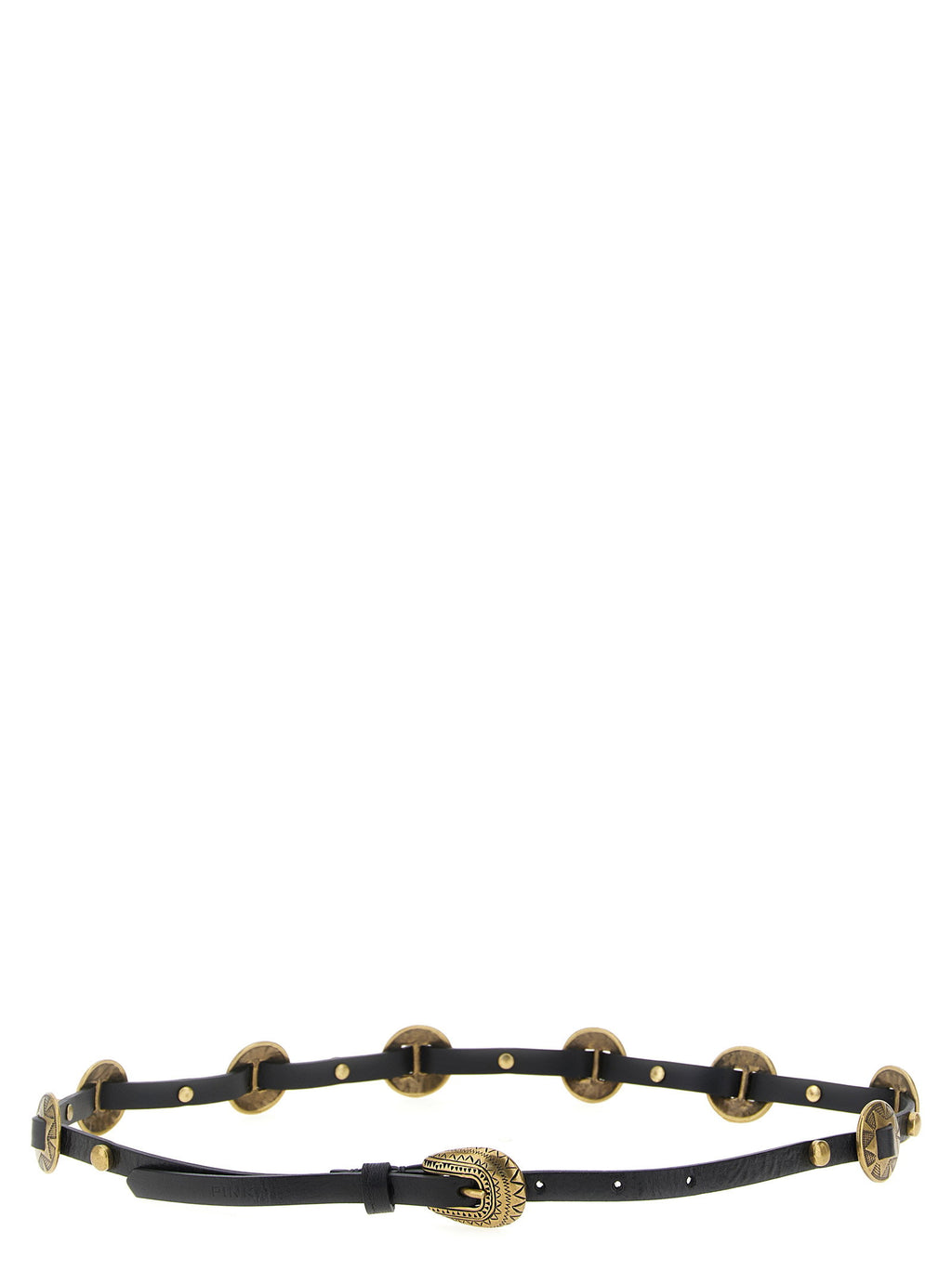 Pinko Engraved Plaque Belt