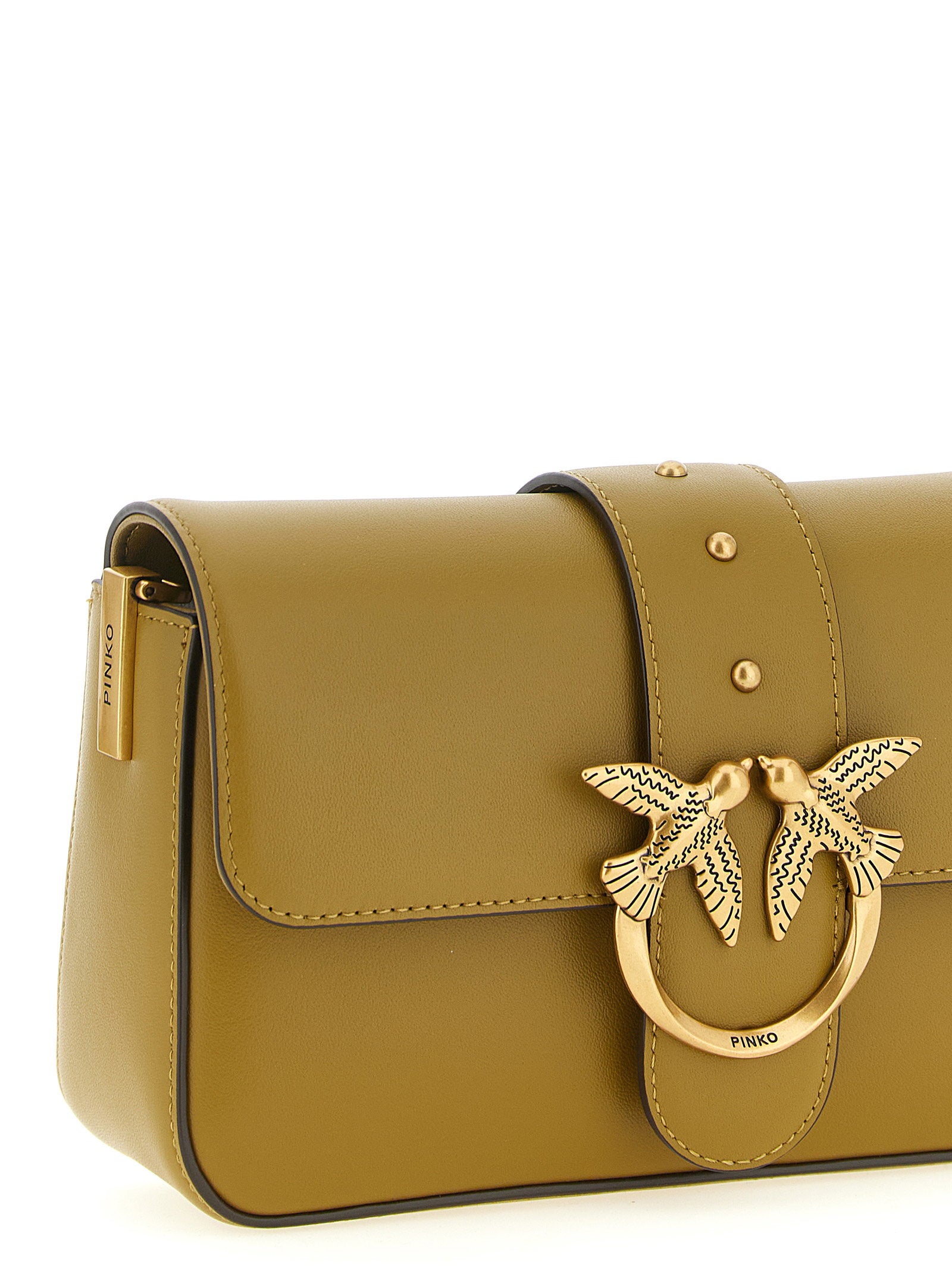 Pinko Mini Love Slouchy Shoulder Bag