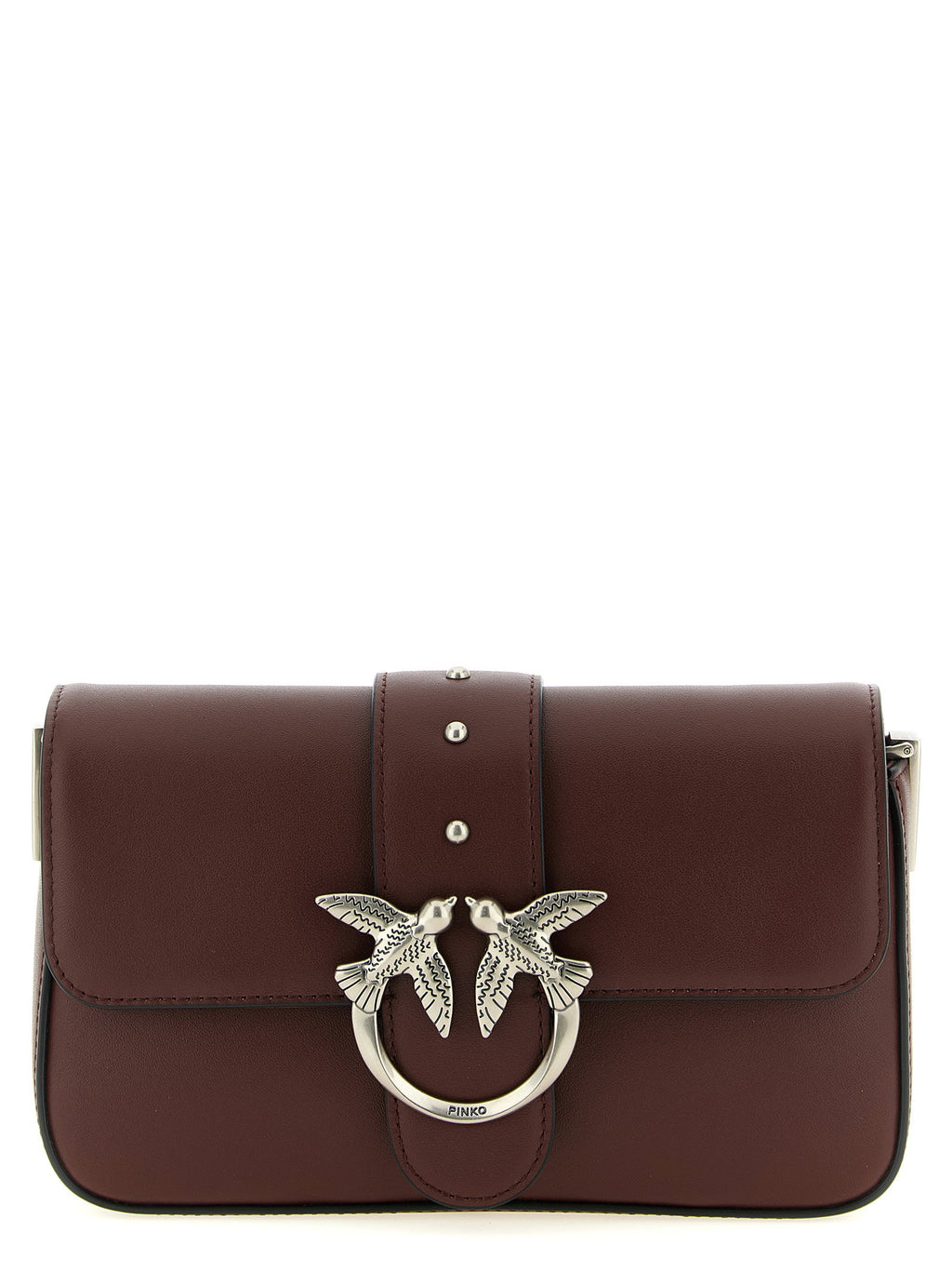 Pinko Mini Love Slouchy Shoulder Bag