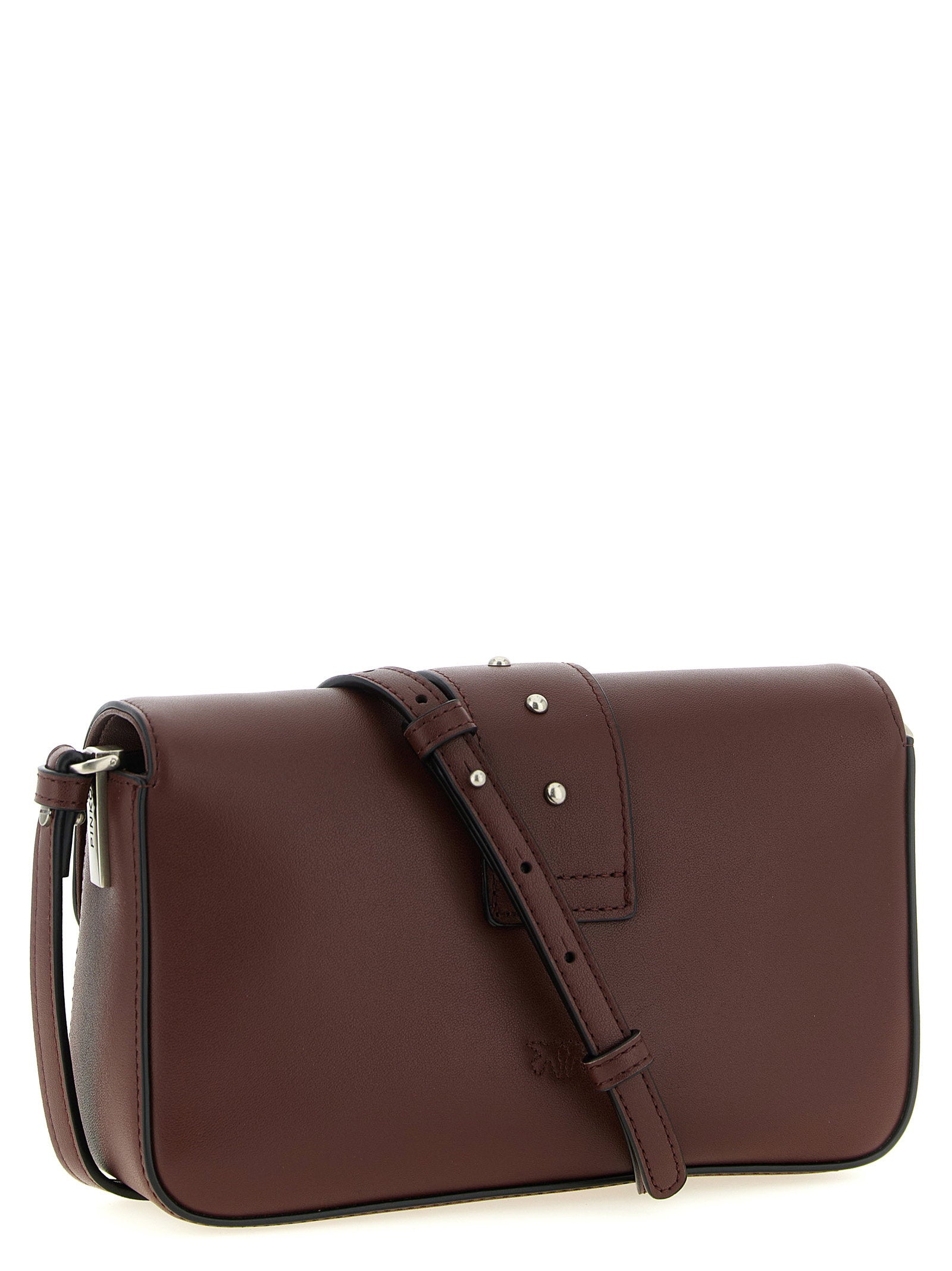 Pinko Mini Love Slouchy Shoulder Bag