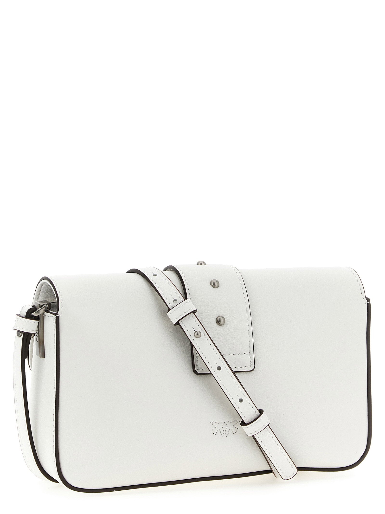 Pinko Mini Love Slouchy Shoulder Bag