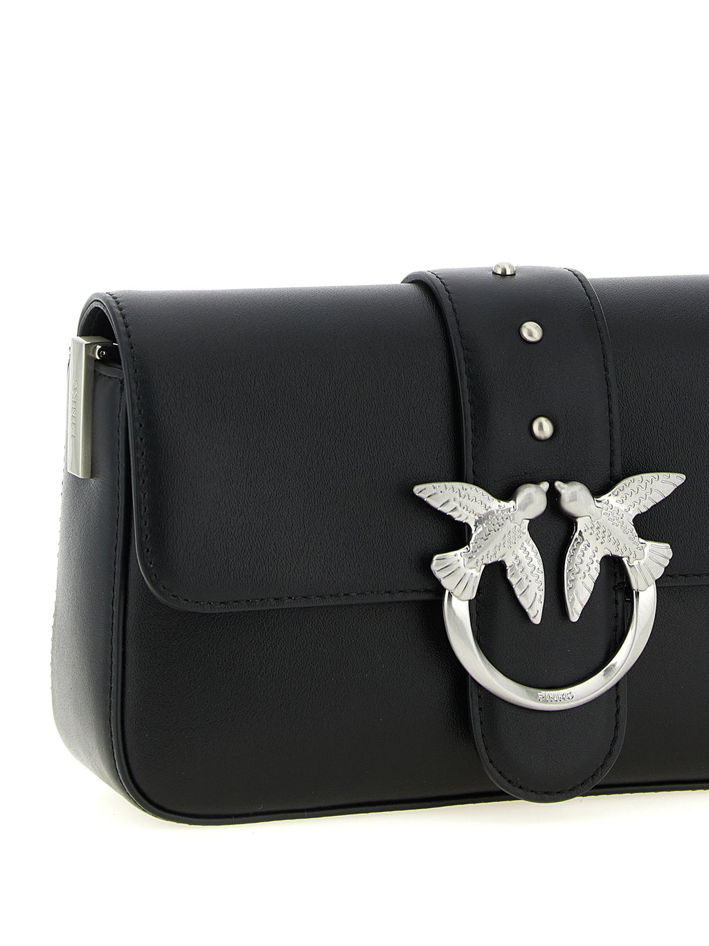 Pinko Mini Love Slouchy Shoulder Bag