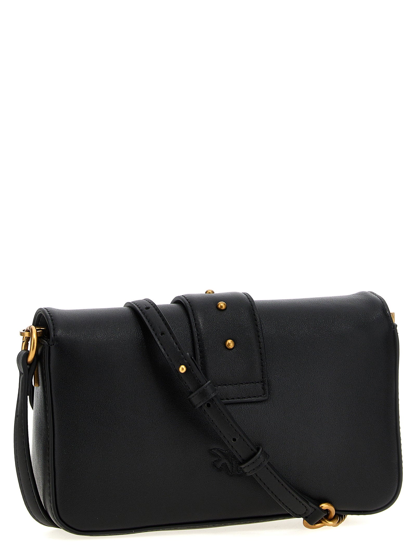 Pinko Mini Love Slouchy Shoulder Bag