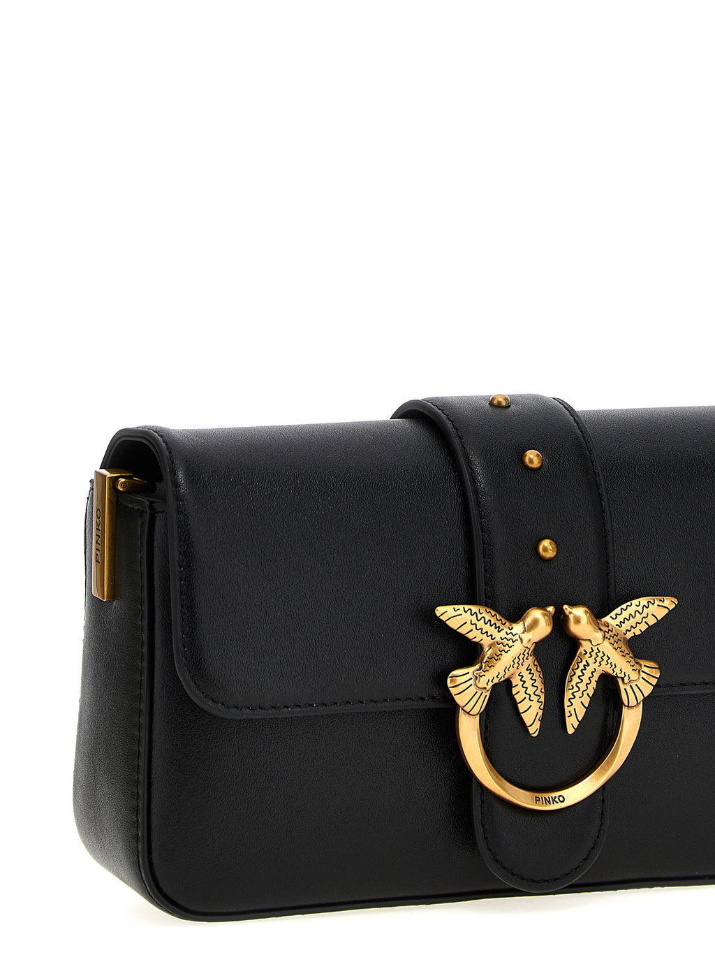 Pinko Mini Love Slouchy Shoulder Bag