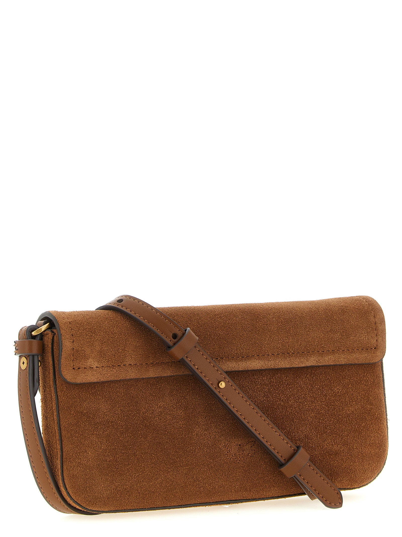 Pinko Saddle Flat Medium Shoulder Bag