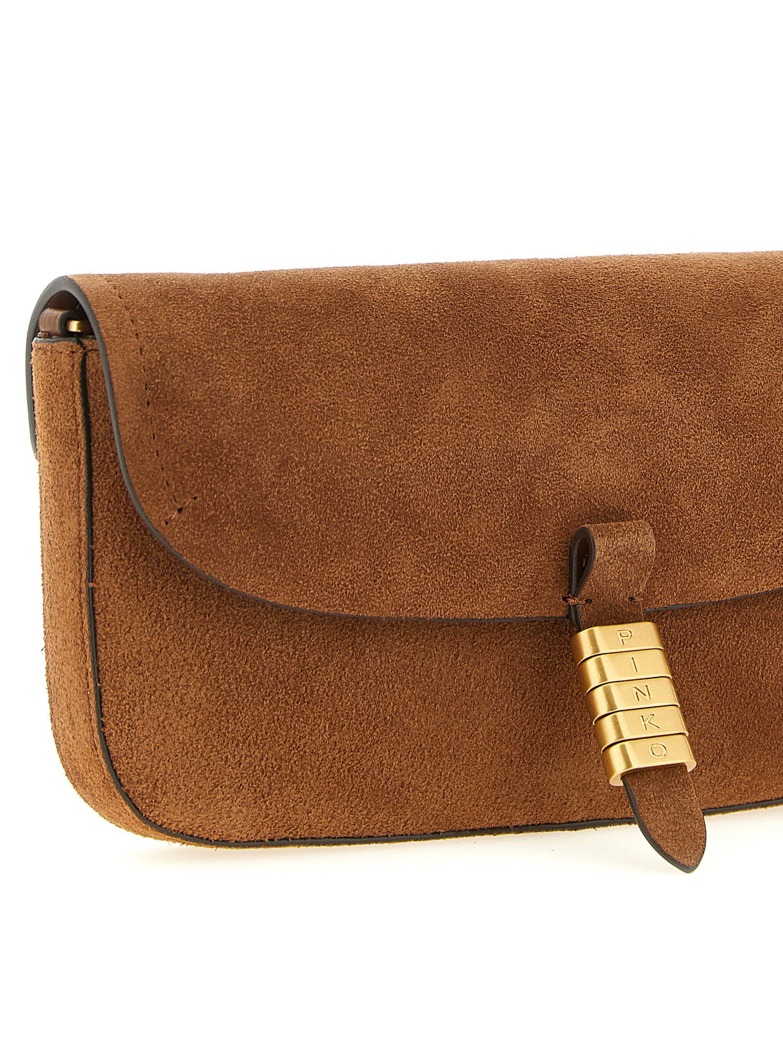 Pinko Saddle Flat Medium Shoulder Bag