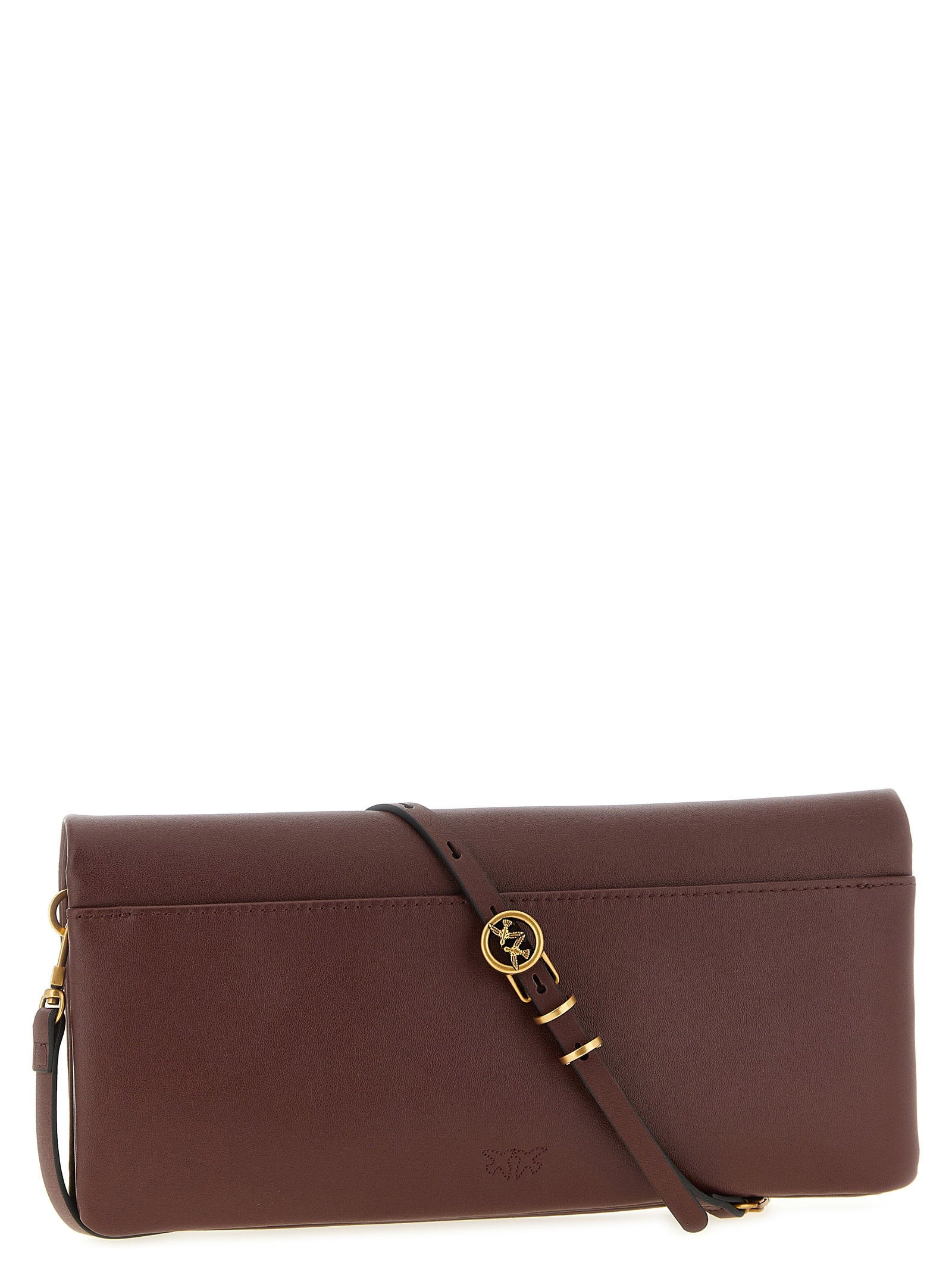Pinko Medium Love Click Soft Horizontal Clutch Bag