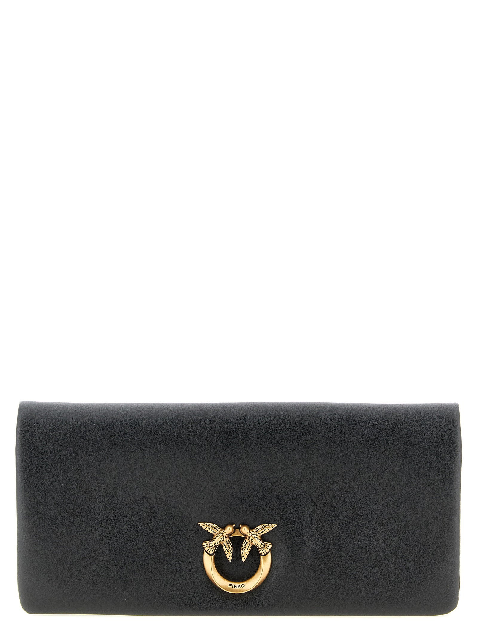 Pinko Medium Love Click Soft Horizontal Clutch Bag