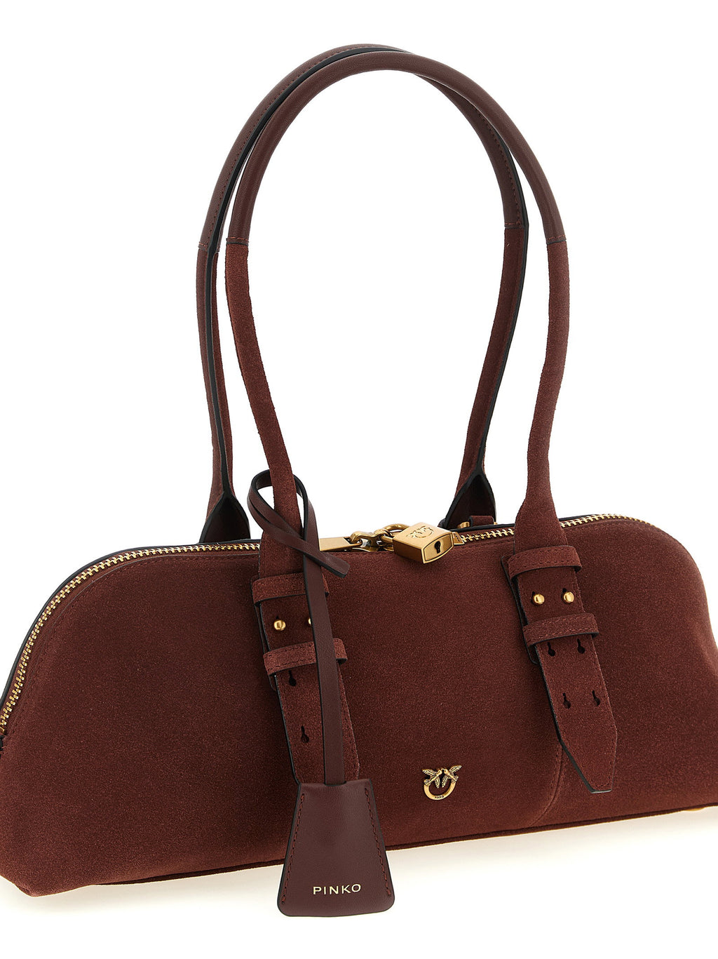 Pinko Bowling Baguette Large Shoulder Bag