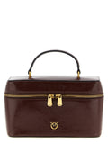 Pinko Crumpled Effect Leather Handbag