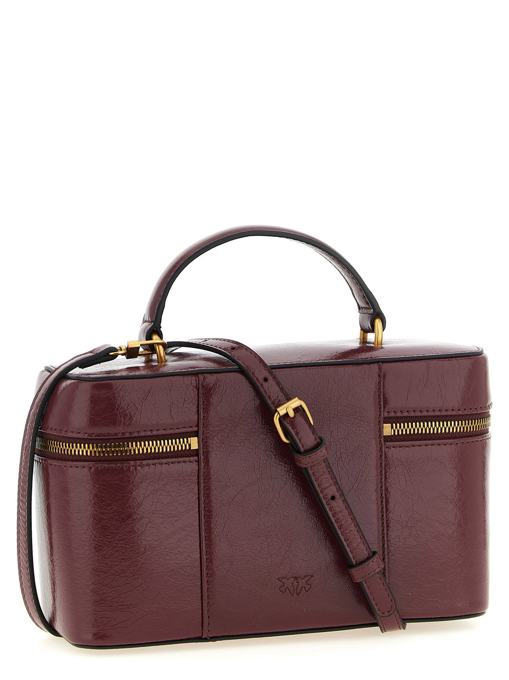 Pinko Crumpled Effect Leather Handbag