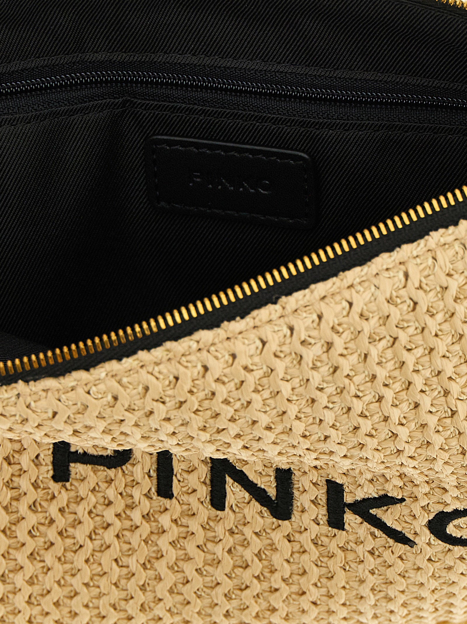 Pinko Raffia Clutch