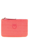 Pinko Raffia Clutch