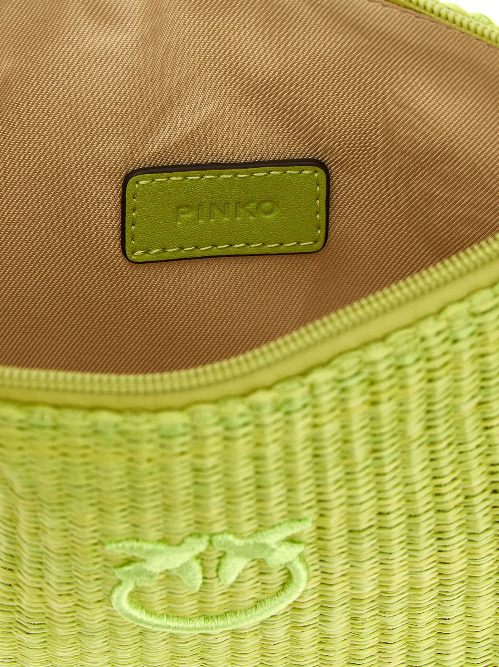 Pinko Raffia Clutch