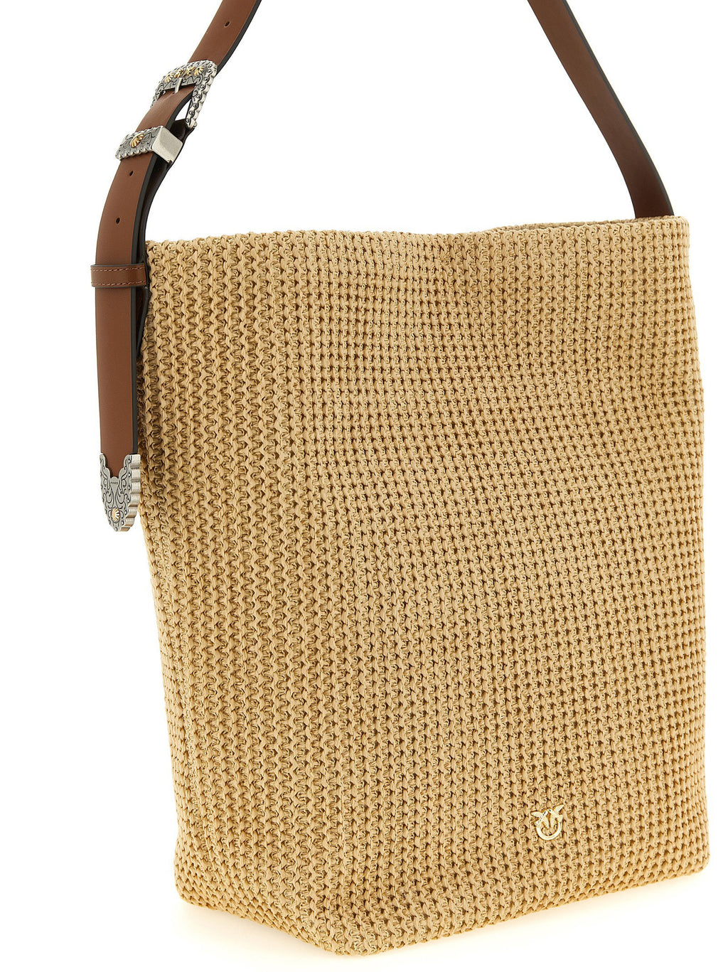Pinko Raffia Bucket