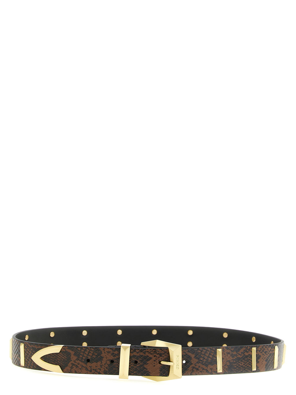 Pinko Python Print Belt
