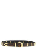 Pinko Python Print Belt