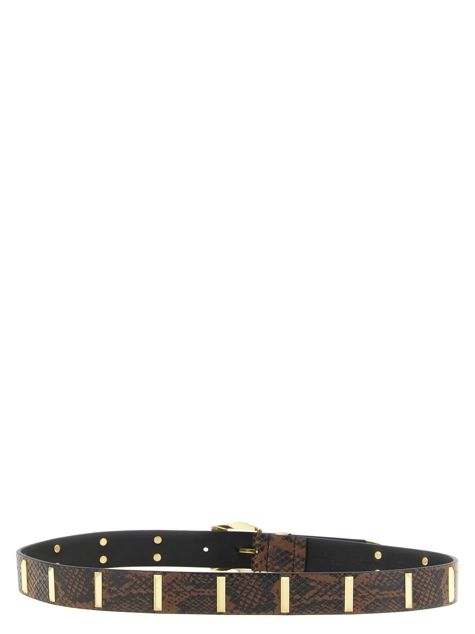 Pinko Python Print Belt