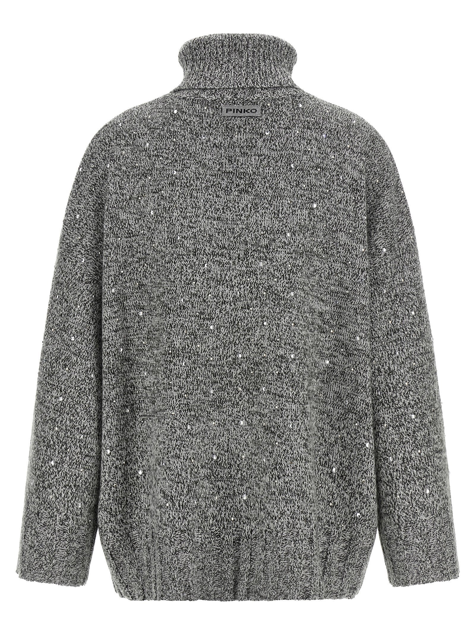 Pinko Crystal Turtleneck Sweater