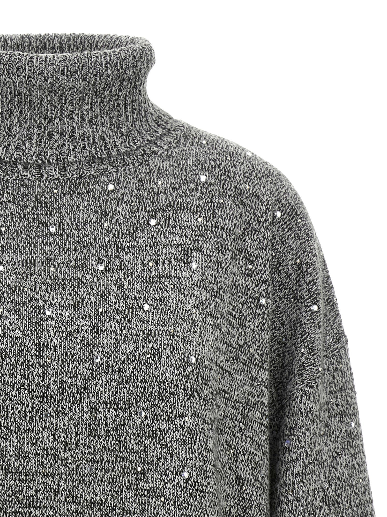 Pinko Crystal Turtleneck Sweater