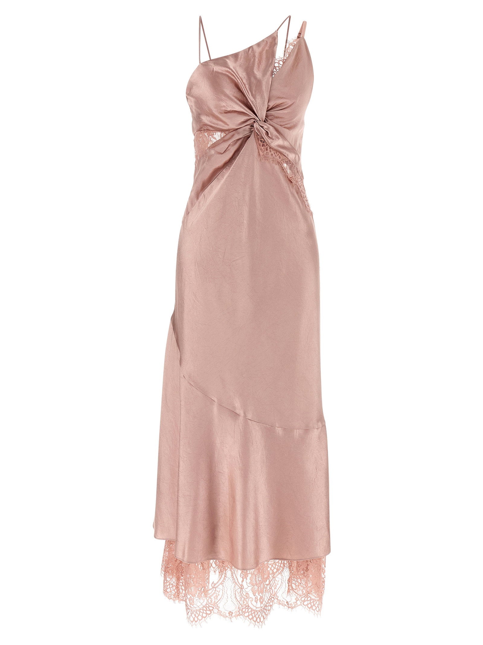 Pinko Satin And Lace Dress