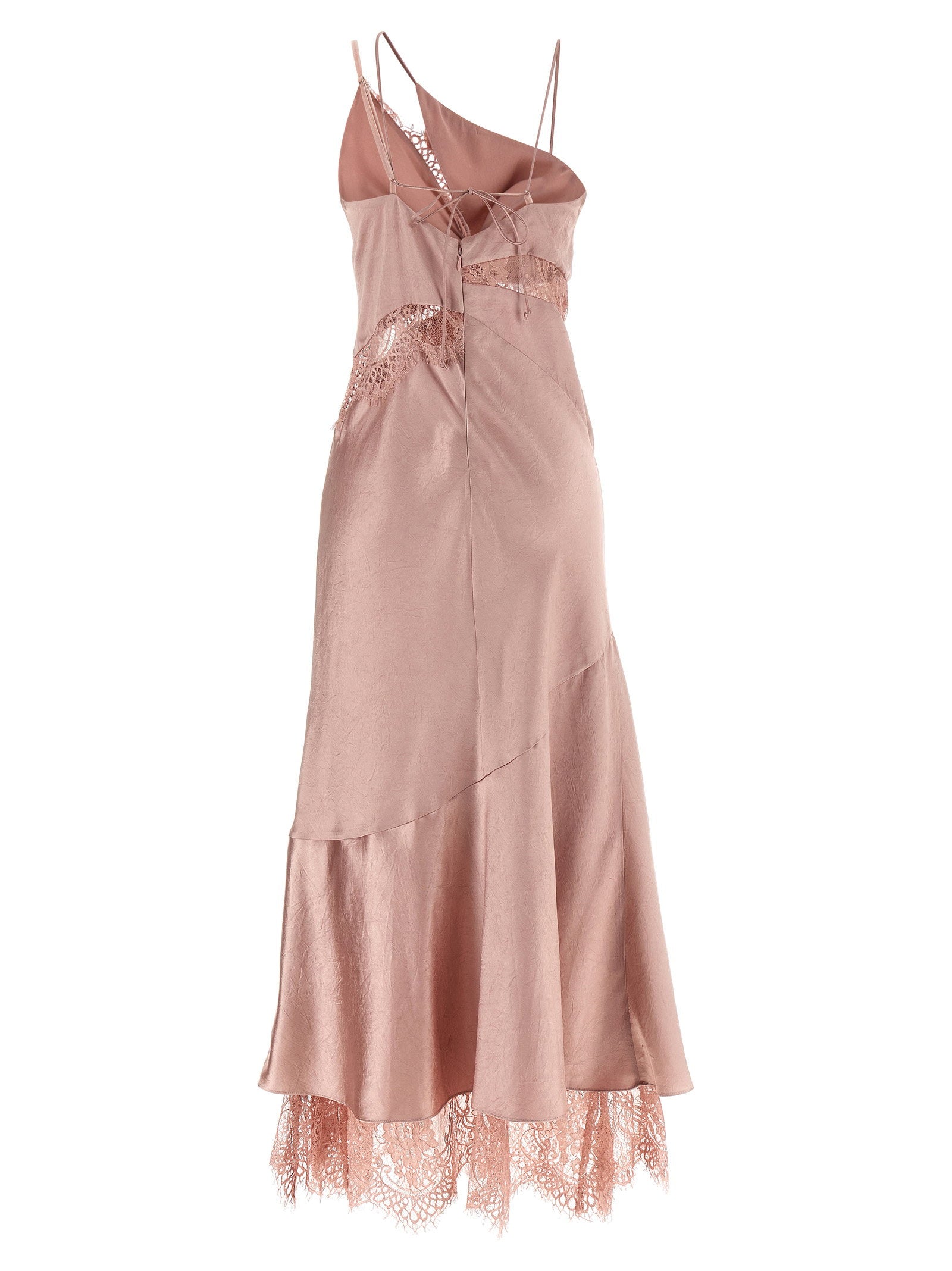 Pinko Satin And Lace Dress