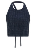 Pinko Arbaia Rhinestone-dyed Top