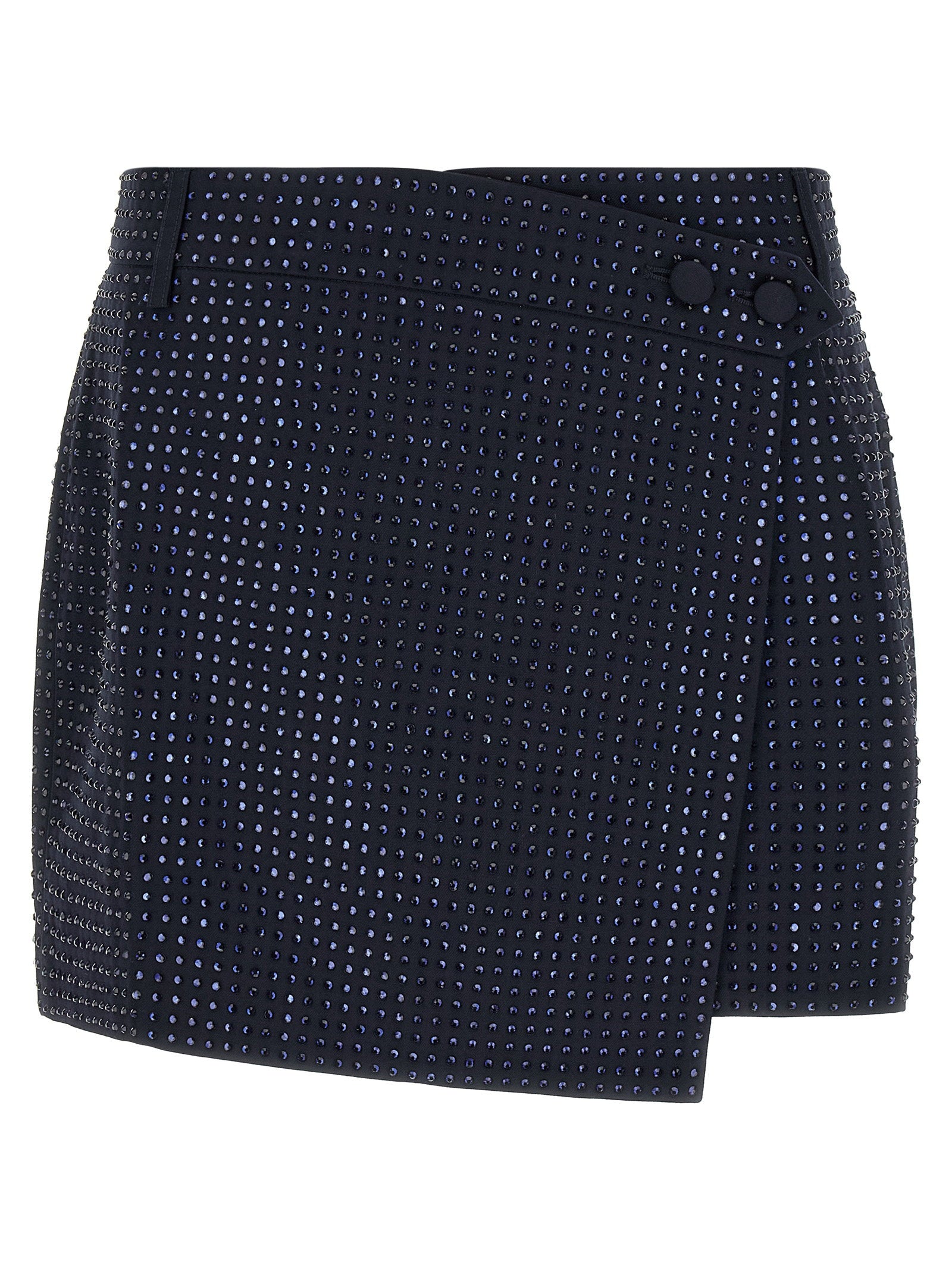 Pinko Soave Skirt With Rhinestones
