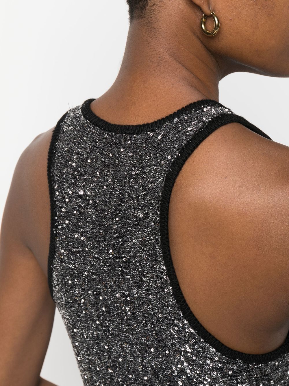 Fabiana Filippi Sequin tank top