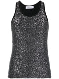 Fabiana Filippi Sequin tank top