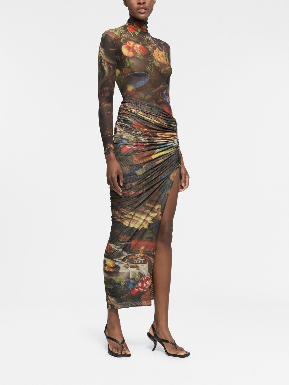 Az Factory By Ester Manas Side slit long skirt