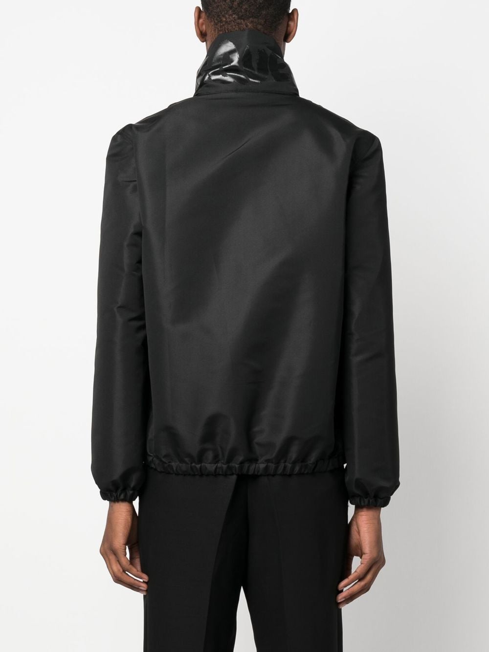 Alexander McQueen Graffiti-print zip-up Jacket