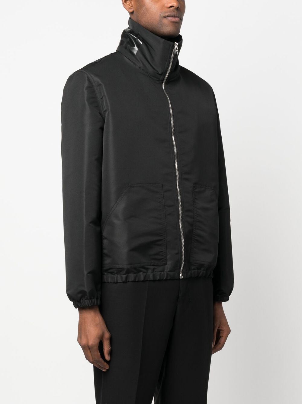 Alexander McQueen Graffiti-print zip-up Jacket