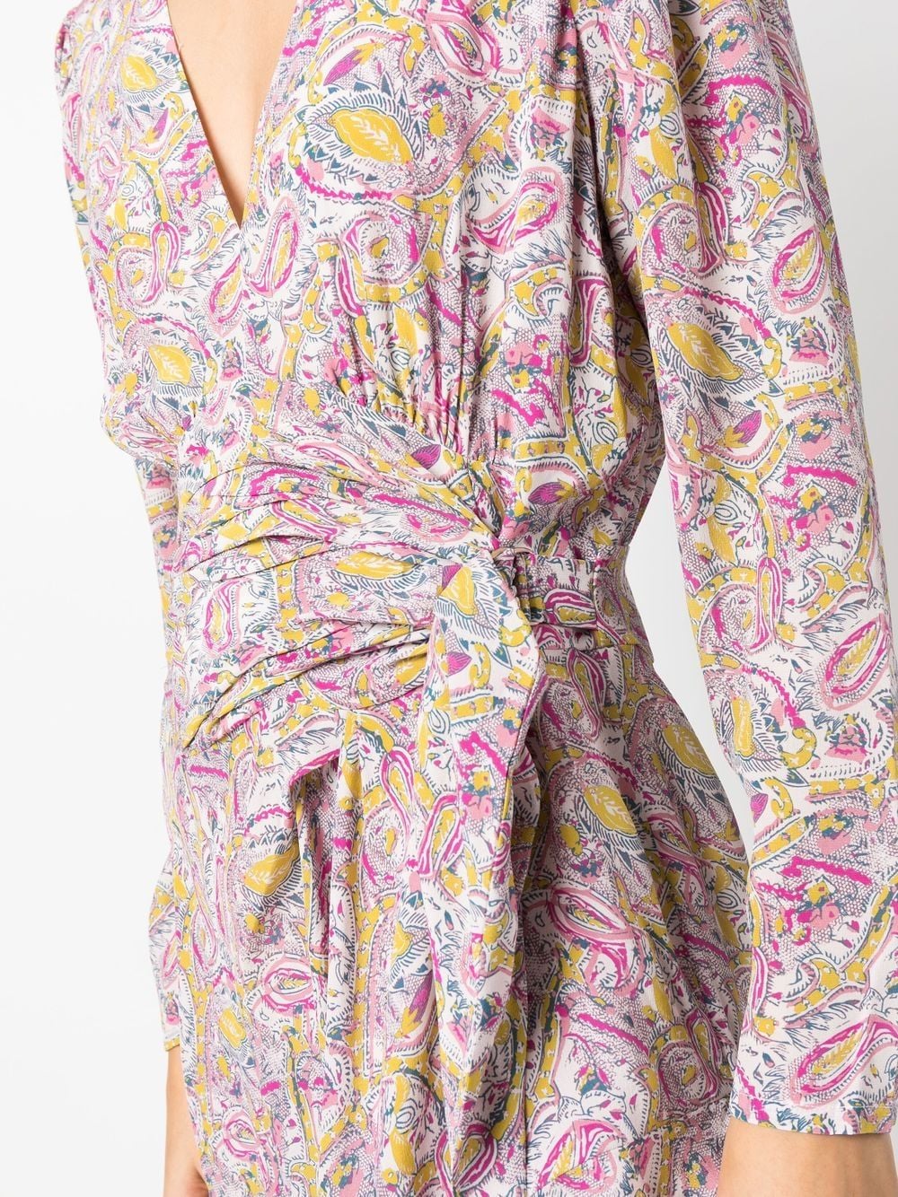 Iro Taro short wrap dress