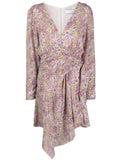 Iro Taro short wrap dress