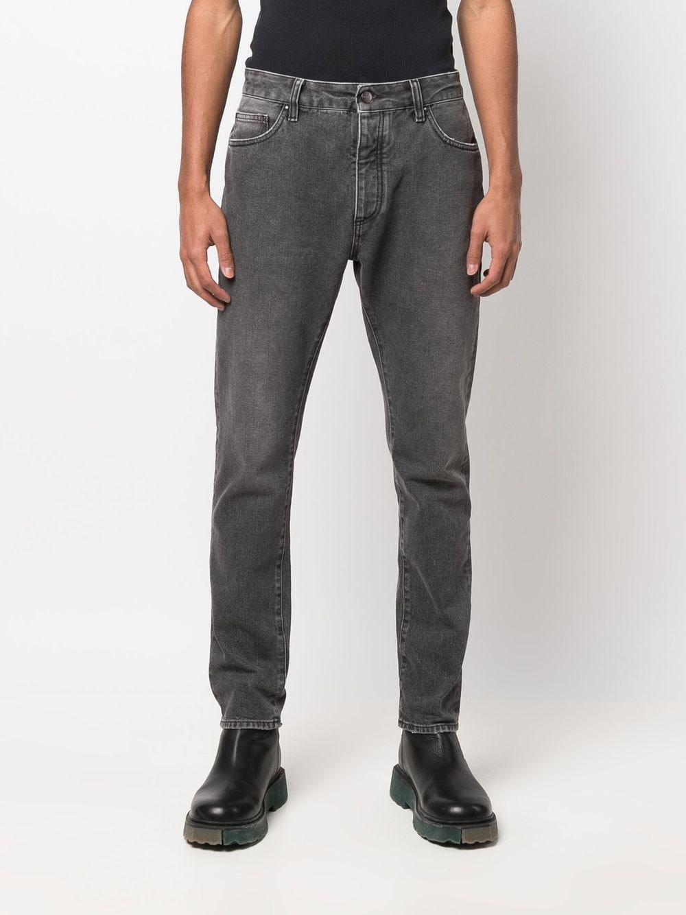 Palm Angels Curved Logo denim jeans