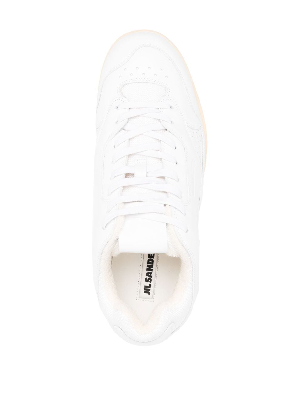 Jil Sander panelled low-top leather sneakers