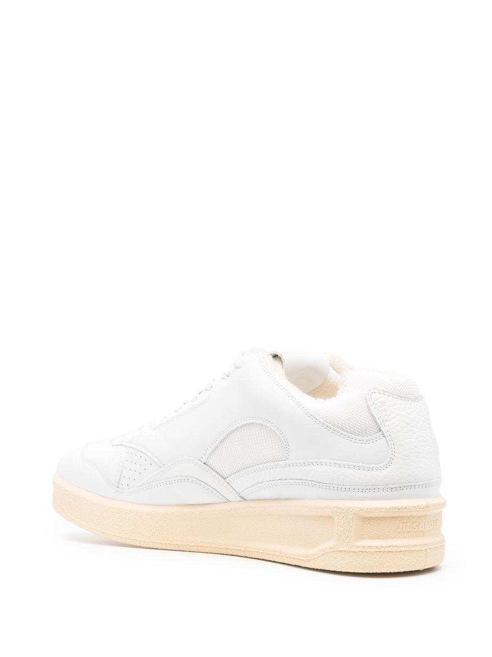 Jil Sander panelled low-top leather sneakers