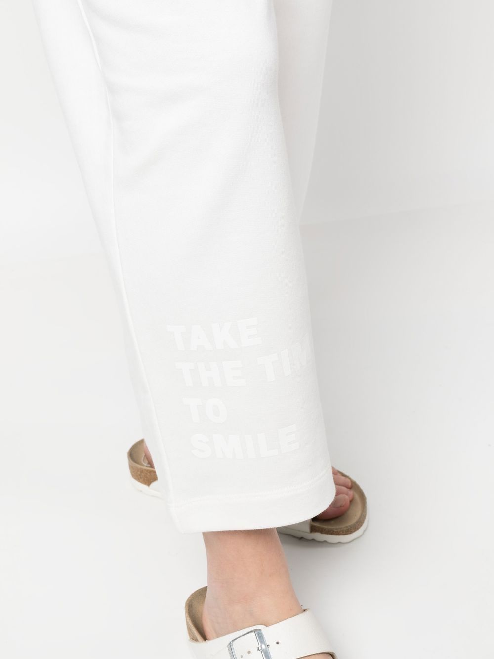 Joshua Sanders Smiley logo cotton sweatpants