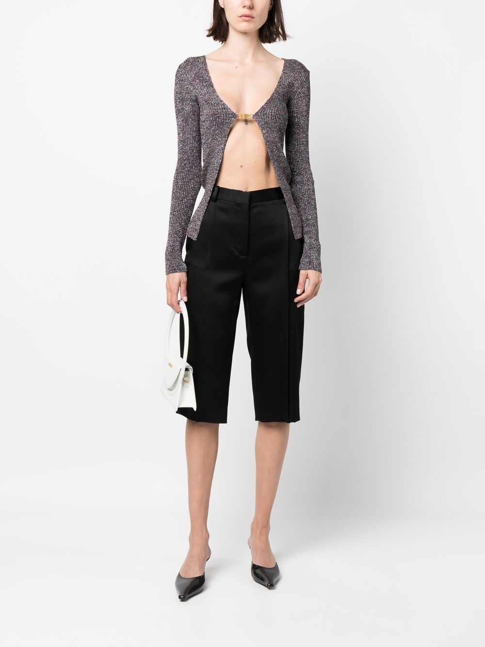 Gcds Logo lurex cardigan