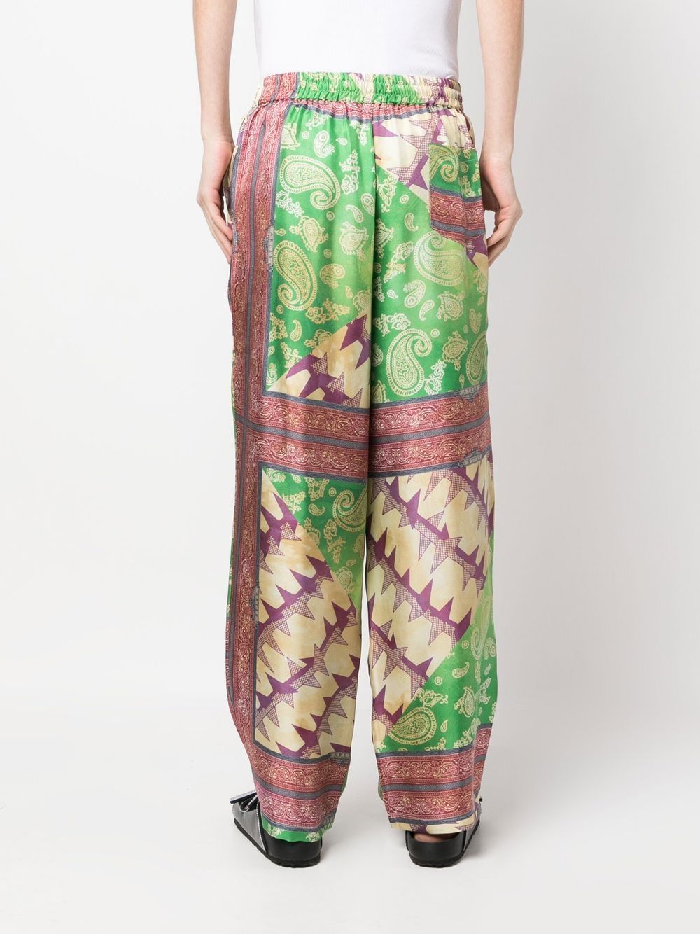 Aries Printed silk trousers