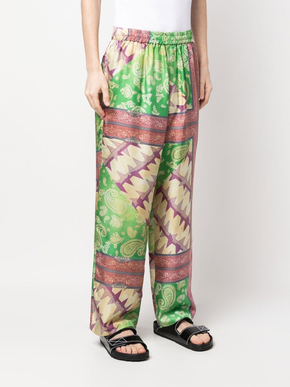 Aries Printed silk trousers
